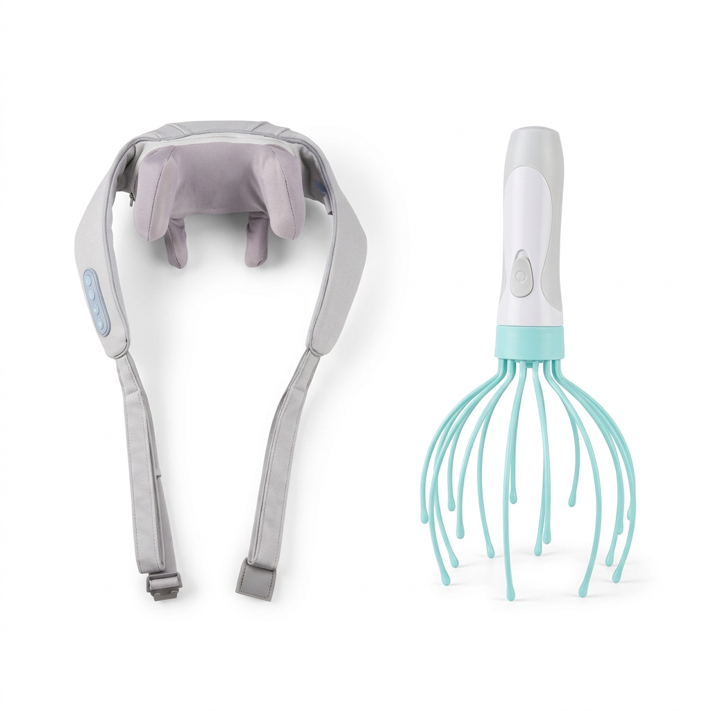 Neck & Shoulder Massager and Electric Head Massager
