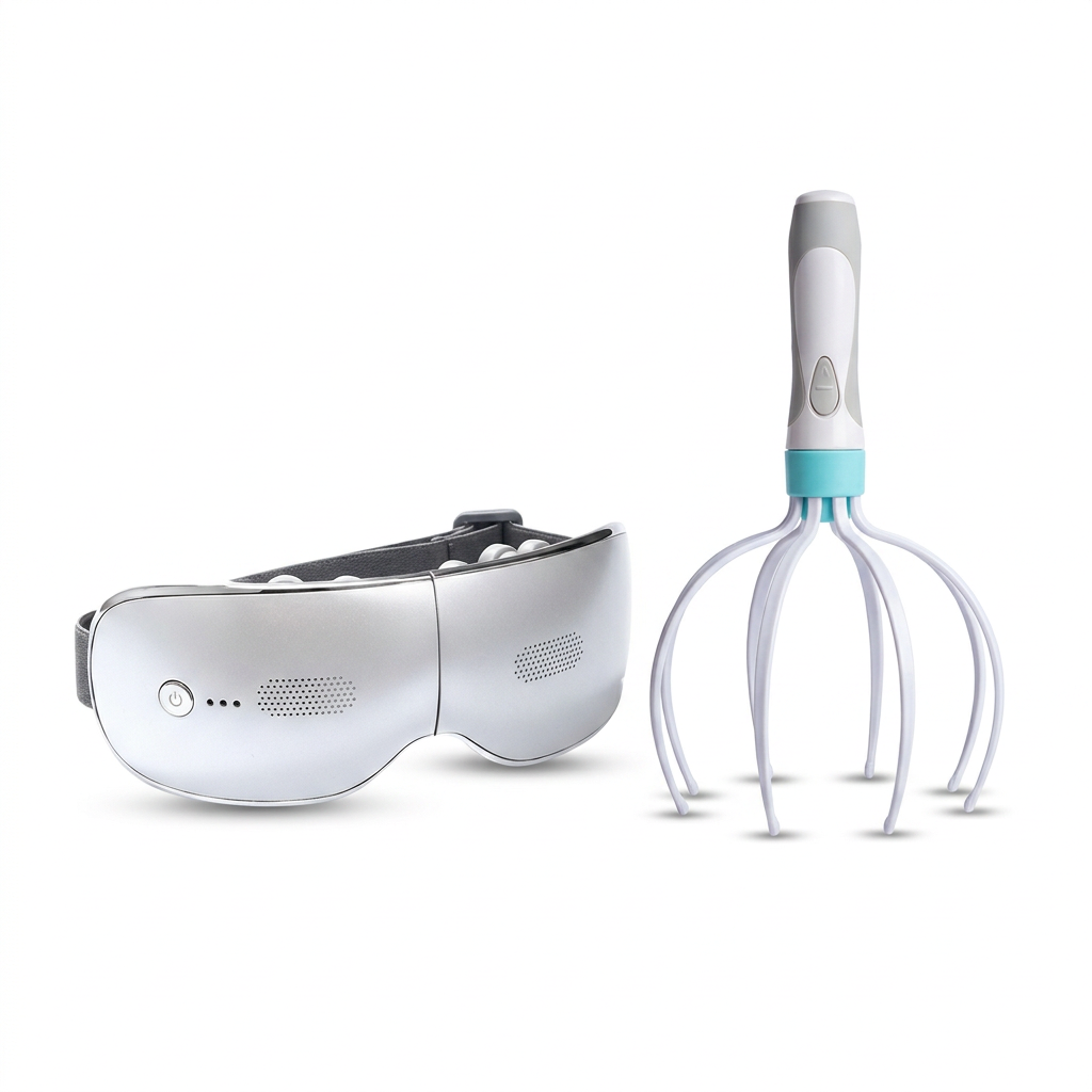 Moodz Smart Eye Massager and Electric Head Massager
