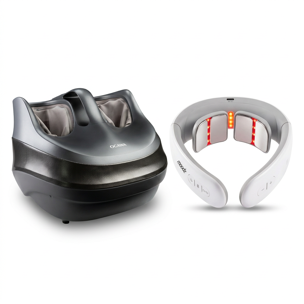 OMG Foot Massage and Moodz Intelligent Neck Massager