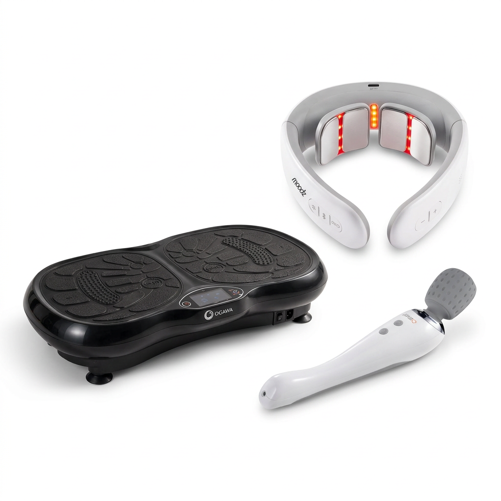 EZ Tone Pro and Moodz Intelligent Neck Massager and Moodz Magic Massager