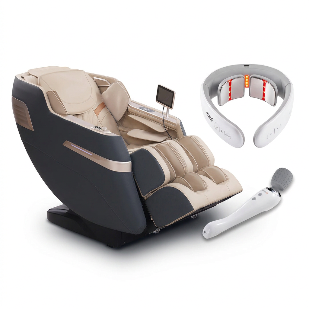 Slimline and Moodz Intelligent Neck Massager and Moodz Magic Massager